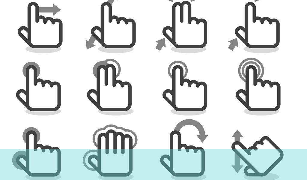 Como os gestos móveis impactam a experiência do usuário